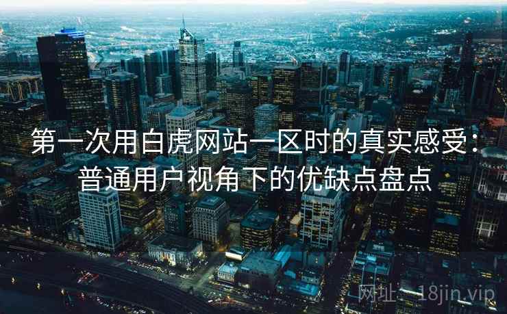第一次用白虎网站一区时的真实感受：普通用户视角下的优缺点盘点  第2张