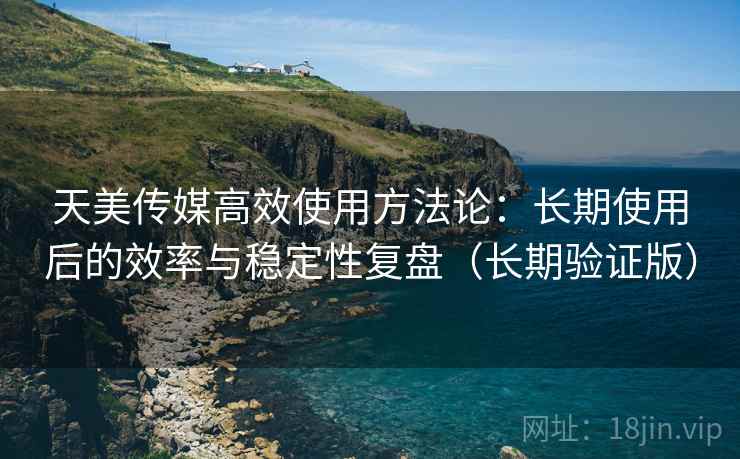 天美传媒高效使用方法论：长期使用后的效率与稳定性复盘（长期验证版）  第1张
