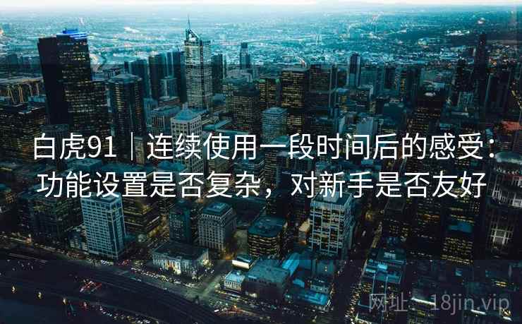 白虎91｜连续使用一段时间后的感受：功能设置是否复杂，对新手是否友好  第1张